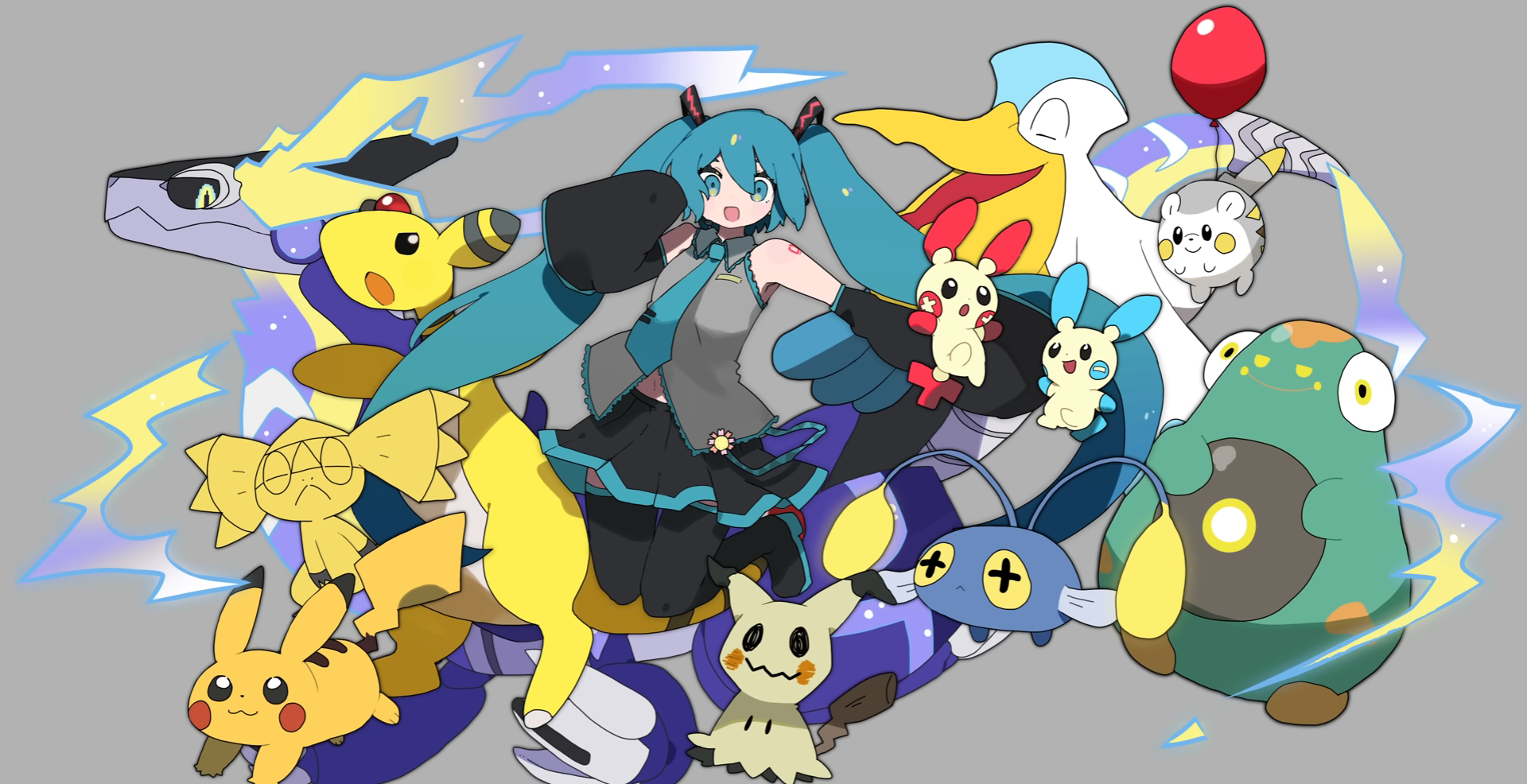 Hatsune Miku Pokémon Project Voltage Collab Launches Second Song, “Electrical Forecast”
