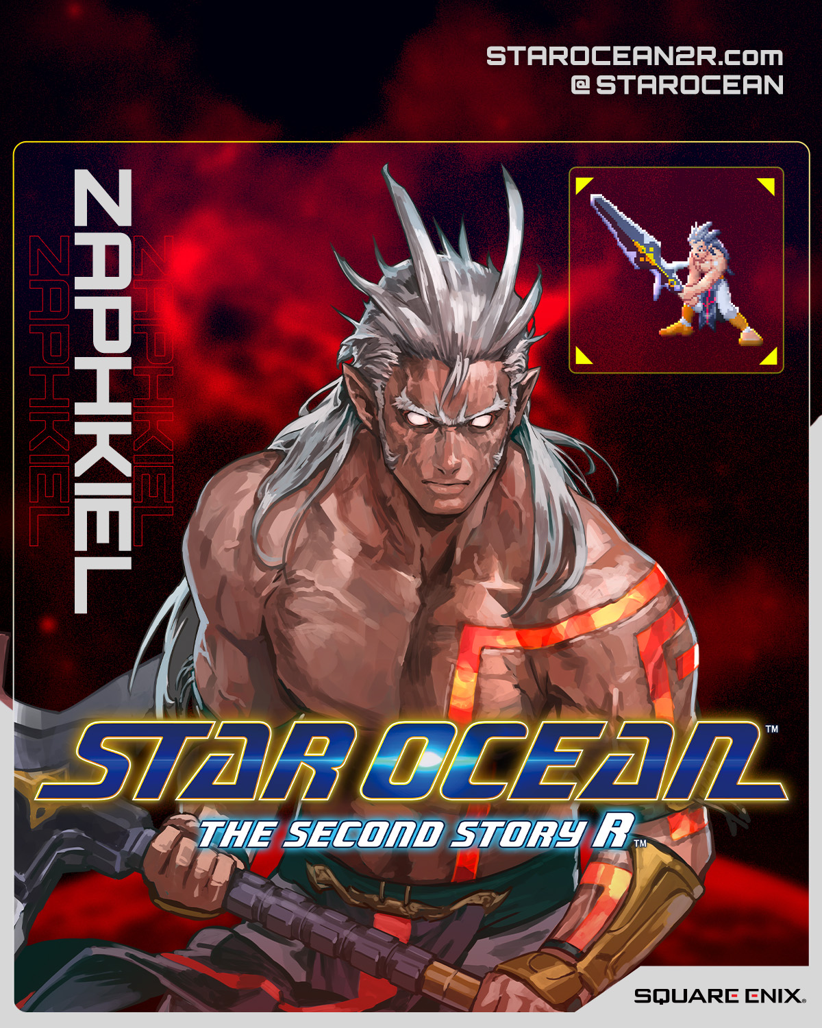 Star Ocean: The Second Story R Introduces One of the Ten Wise Men, Antagonist Zaphkiel