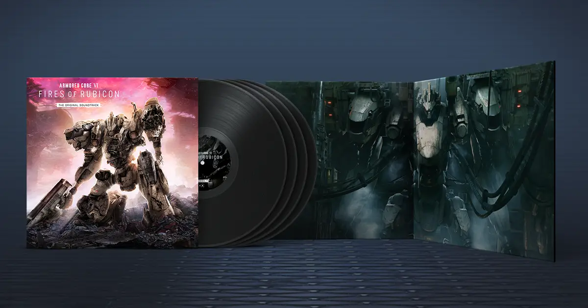 Armored Core VI: Fires of Rubicon Vinyl Soundtrack Available for Pre-Order; 47 Tracks Composed by FromSoftware, Kota Hoshino, Shoi Miyazawa and Takashi Onodera
