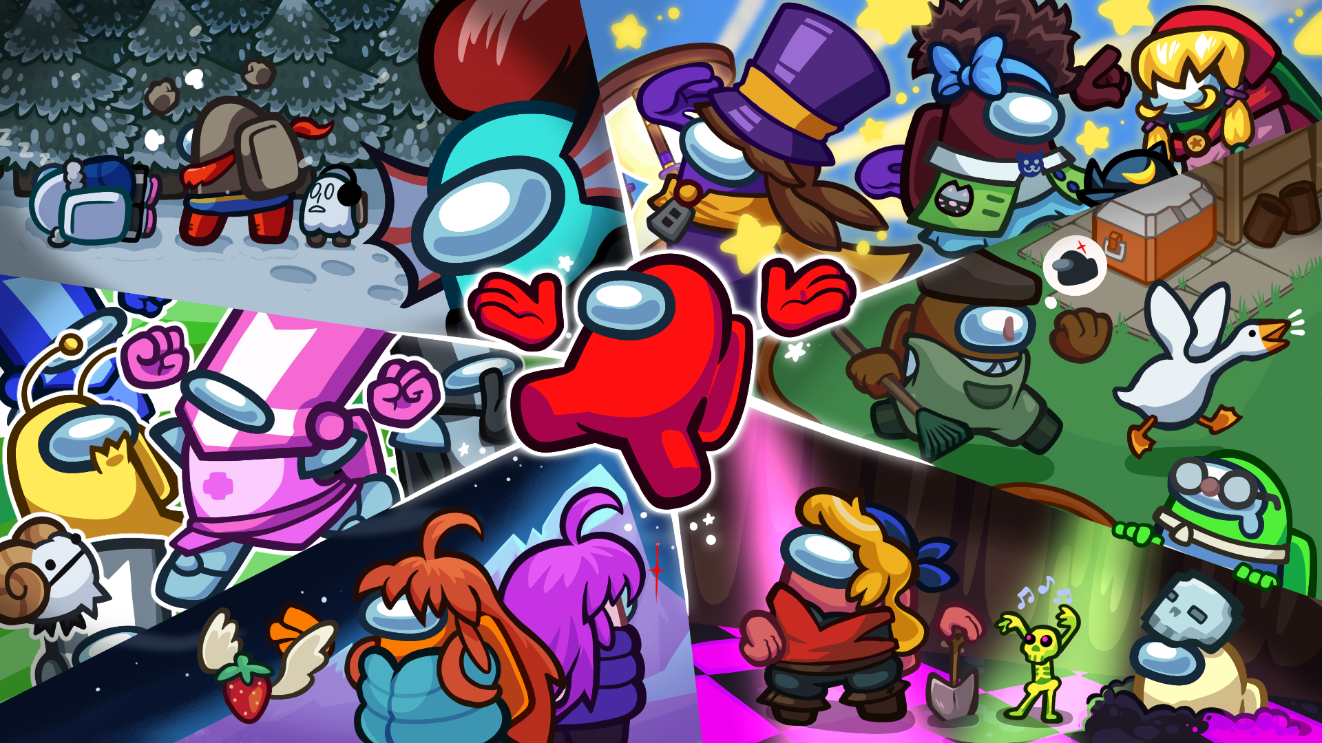Among Us Announces Collab Featuring Celeste, A Hat in Time, Undertale, Untitled Goose Game & More