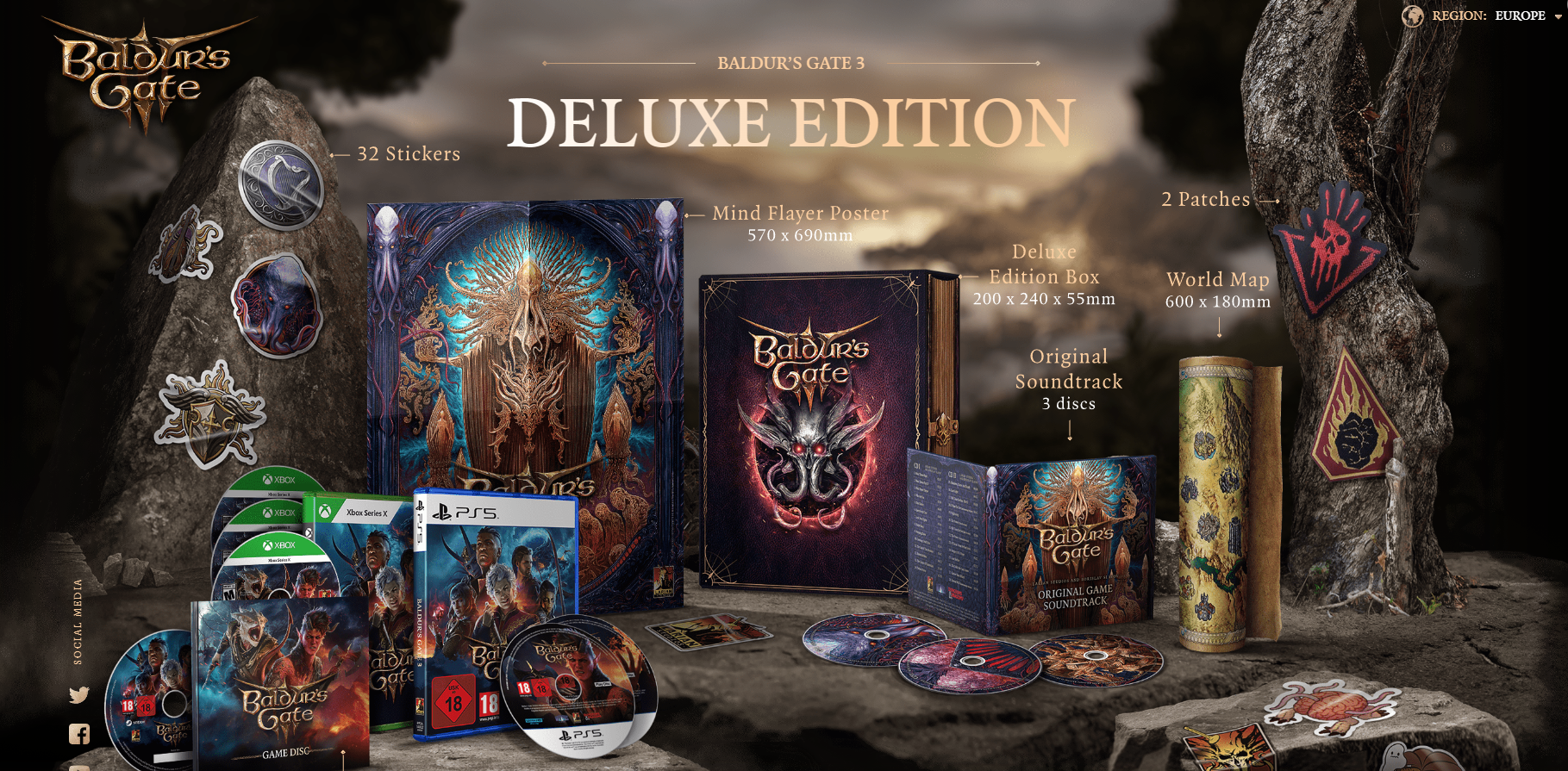 Baldur’s Gate 3 Deluxe Edition Announced for PS5, Xbox & PC