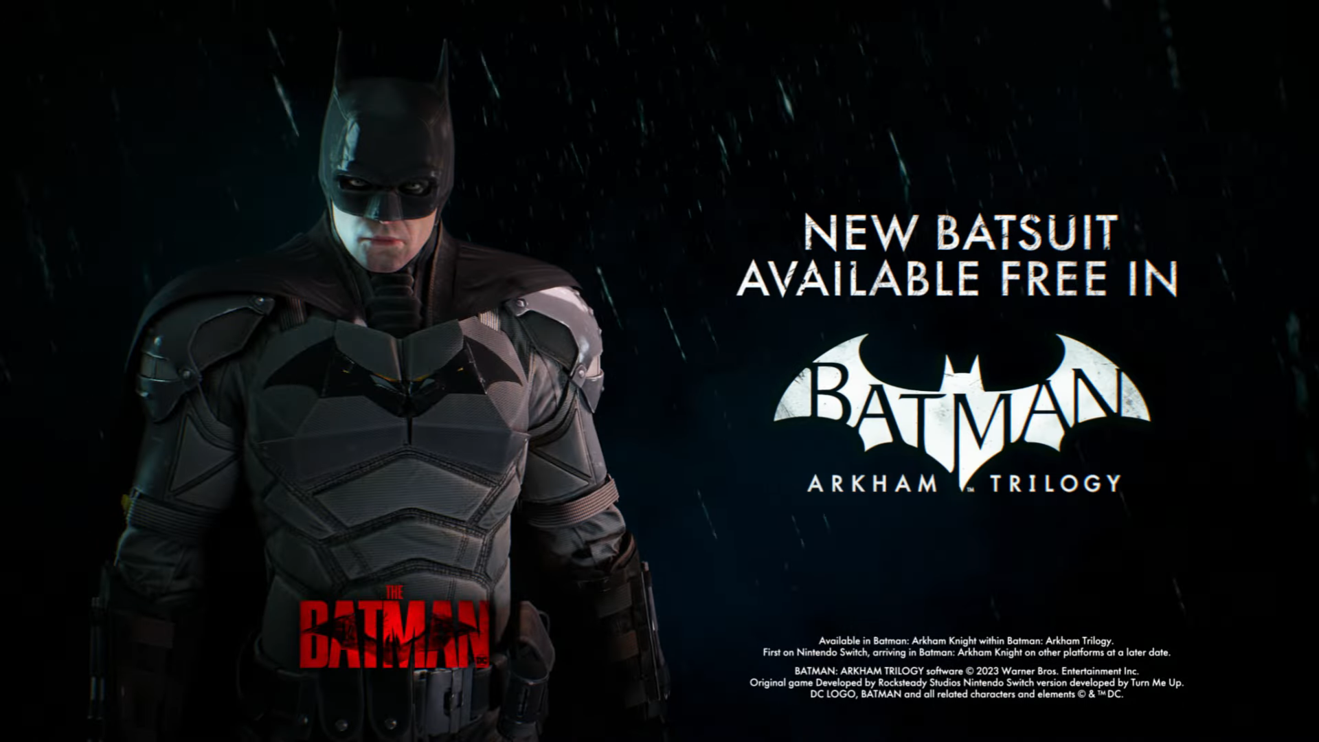 New Batman Arkham Trilogy Gameplay Trailer Reveals Robert Pattinson’s ‘The Batman’ Suit