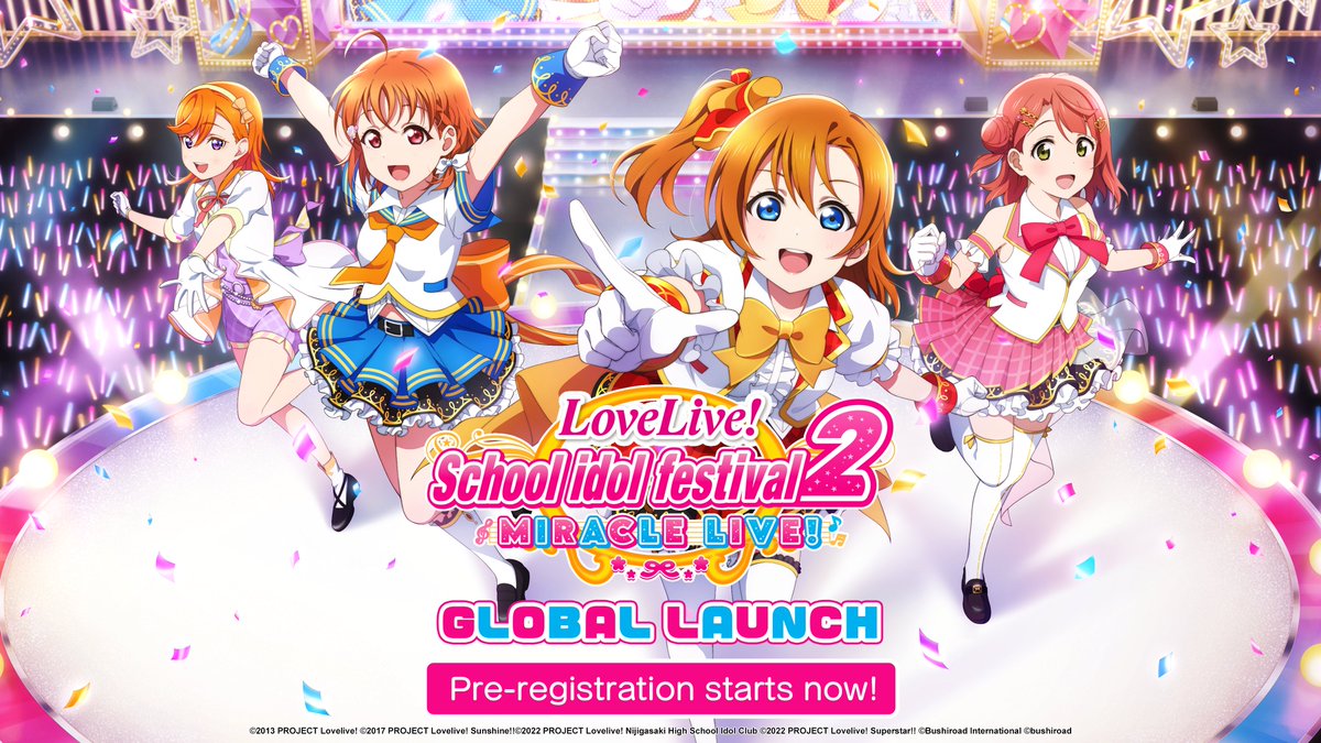 Love Live! School Idol Festival 2 Announces Global Launch…And End of Service