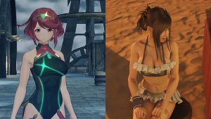 Fans Compare Reaction of Tifa’s Bathing Suit to Xenoblade Chronicles 2’s Fanservice