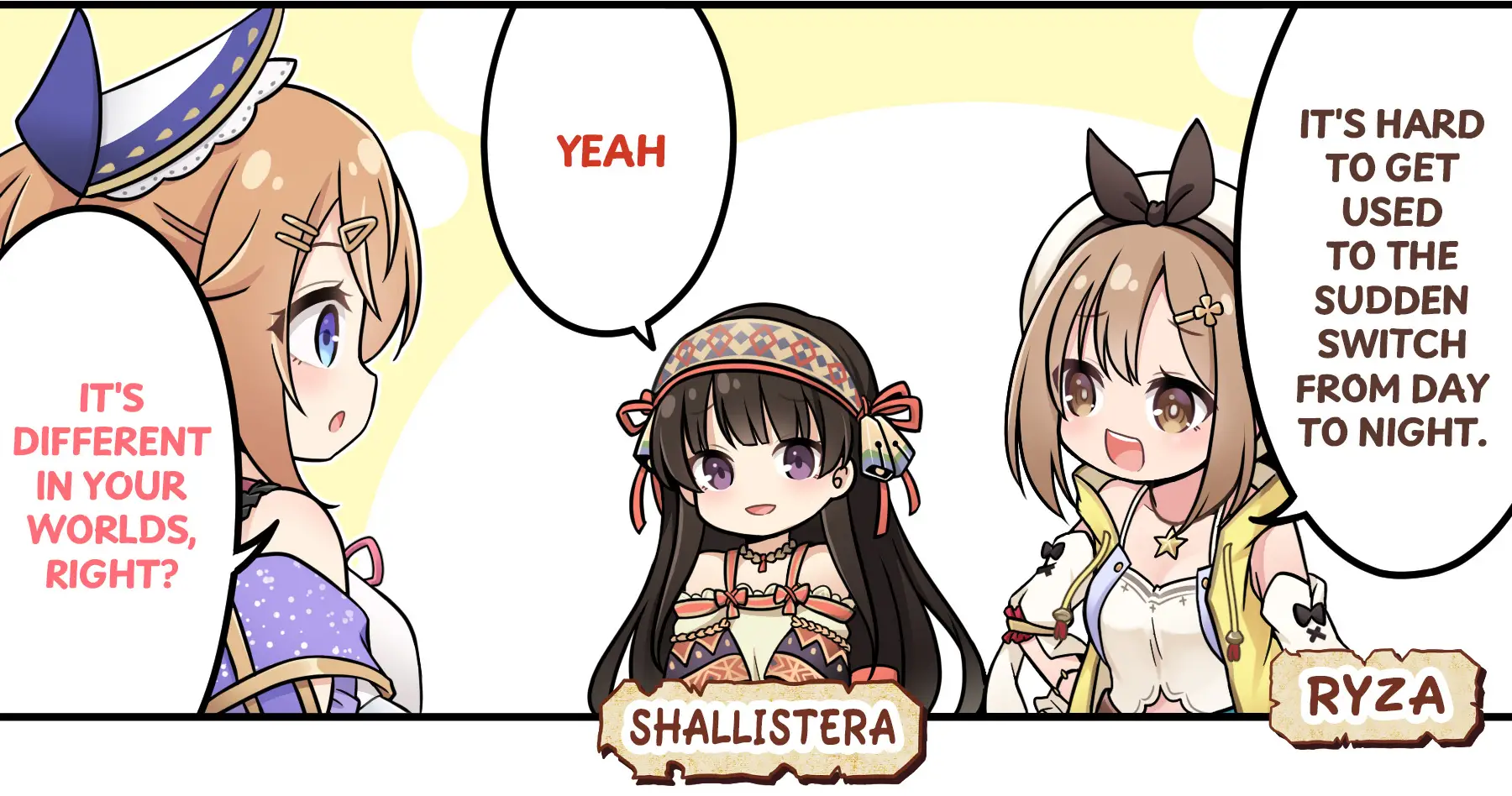New Atelier Resleriana English Mini-Manga Discusses World Differences and Guilds