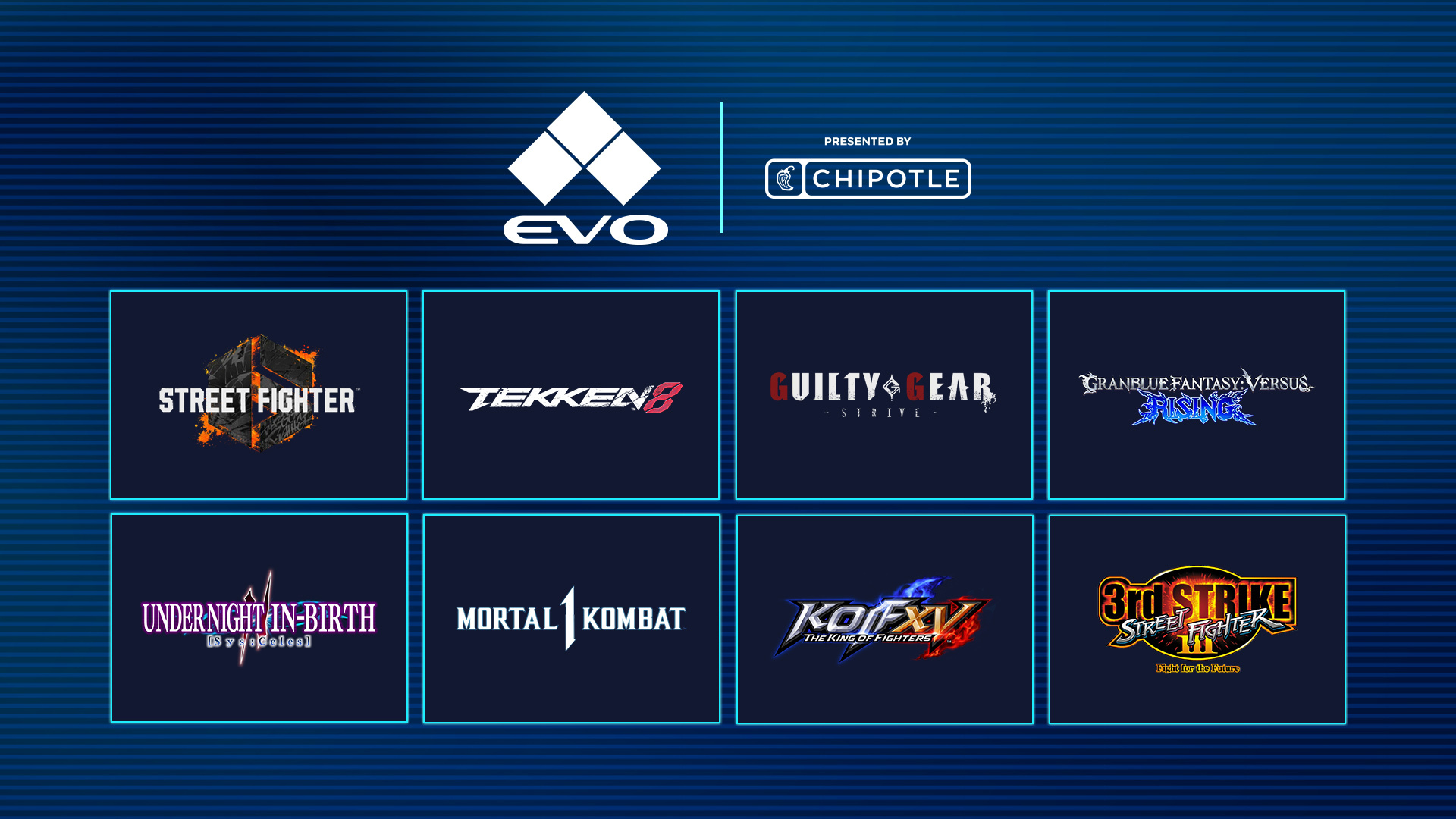 EVO 2024 Announces Tournament Lineup of 8 Titles