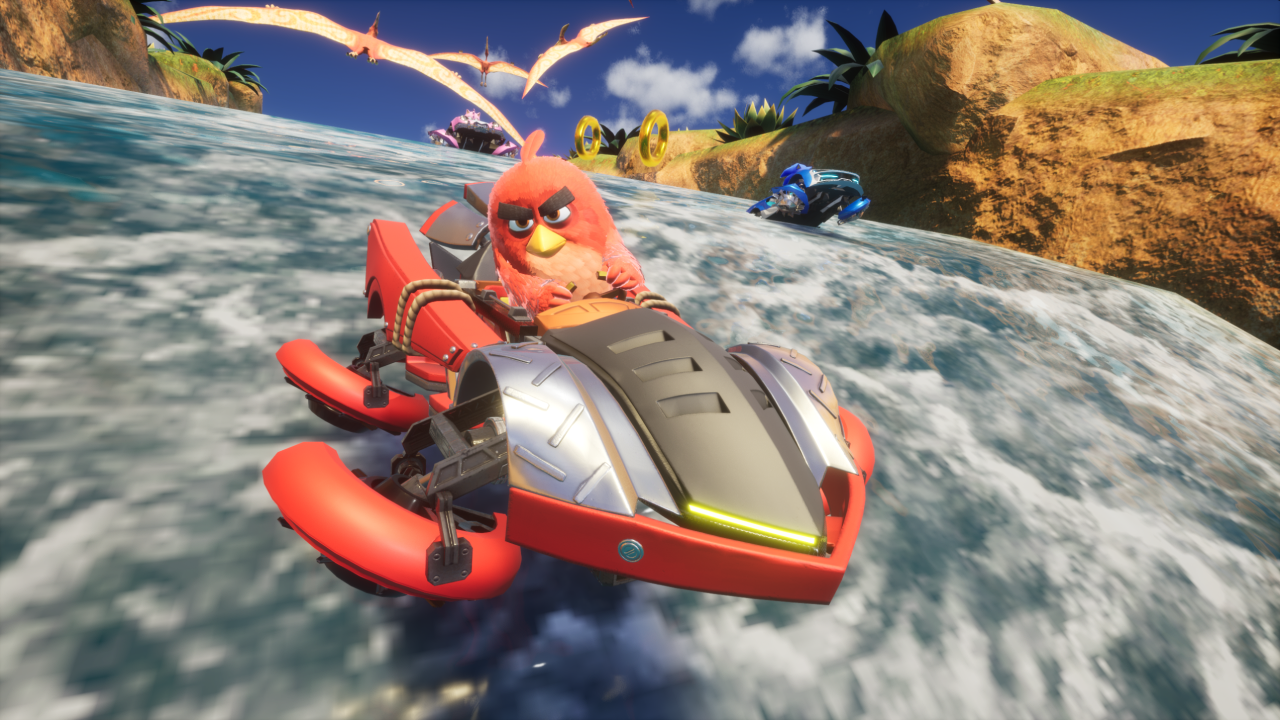 Sonic Racing: CrossWorlds Adds Red From Angry Birds