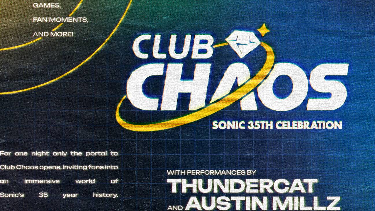 Sonic 35th Anniversary Club Chaos Event Features Thundercat, Tee